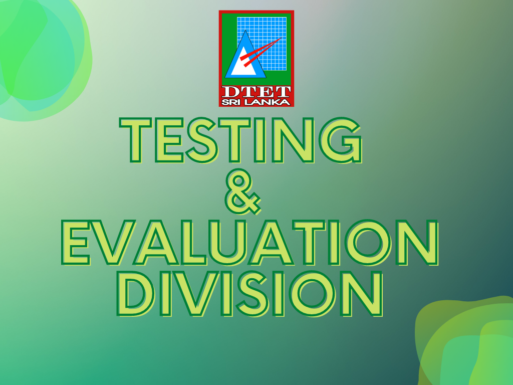 Testing & Evaluation Division of DTET will be opened only on Monday, Tuesday and Wednesday for public